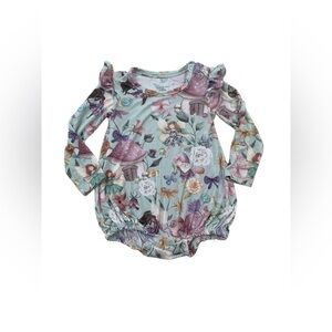 Posh Peanut Size 6-12 Months Faye Fairy Long Sleeve Bubble Romper
